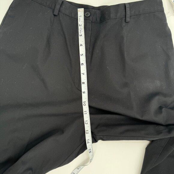 NWT Pendleton Womens Wrinkle-Free Black Chino Pants Size 12 Cotton - Picture 6 of 10